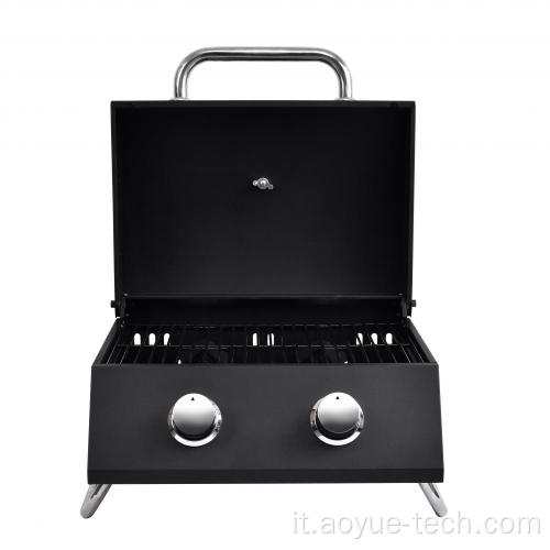 Grill a gas barbecue pieghevole